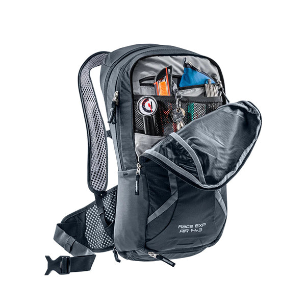 backpack deuter race exp air spring-anthracite Unisex 14+3 Bike : Sports & Outdoors while the Streamer II bladder made by HydraPak with 2 liters capacity (included) DEUTER RACE EXP AIR SPRING